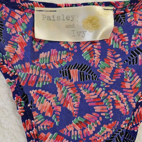 Paisley and Ivy Sundress Women's Size Small Sleeveless Floral Vacay Beachy - Picture 6 of 12